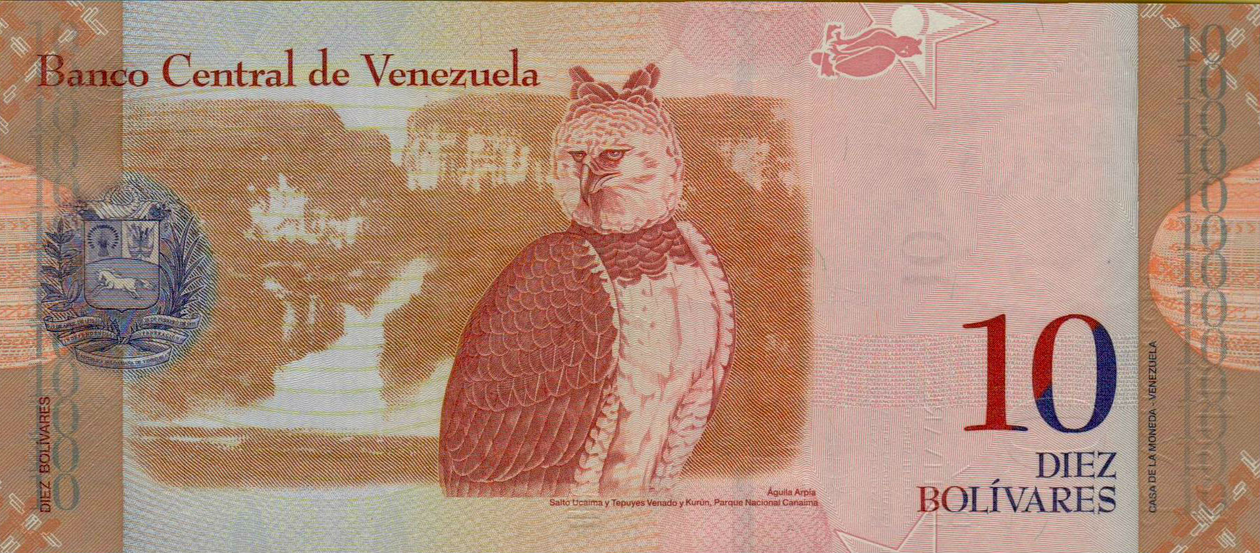 Venezuela 10 2009 UNC P-90/b